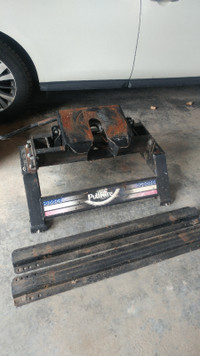 5th Wheel Hitch with Rails "Pull-Rite"
