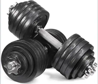 52.5lb Pound Adjustable Dumbbell (Pair) - 105lb total - New, View more