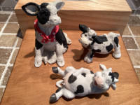 PRICE DROP! 2 “Kathy Wise”, 1 “Summit Collection” Cow Figurines