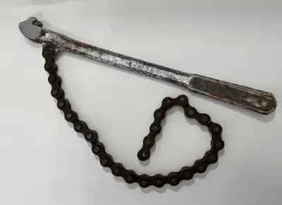 Vintage Chain Wrench Toledo Tools, View more