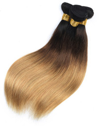 Brazilian Ombre 3-Tone Human Hair 12 Inches 12 Inches 14 Inches