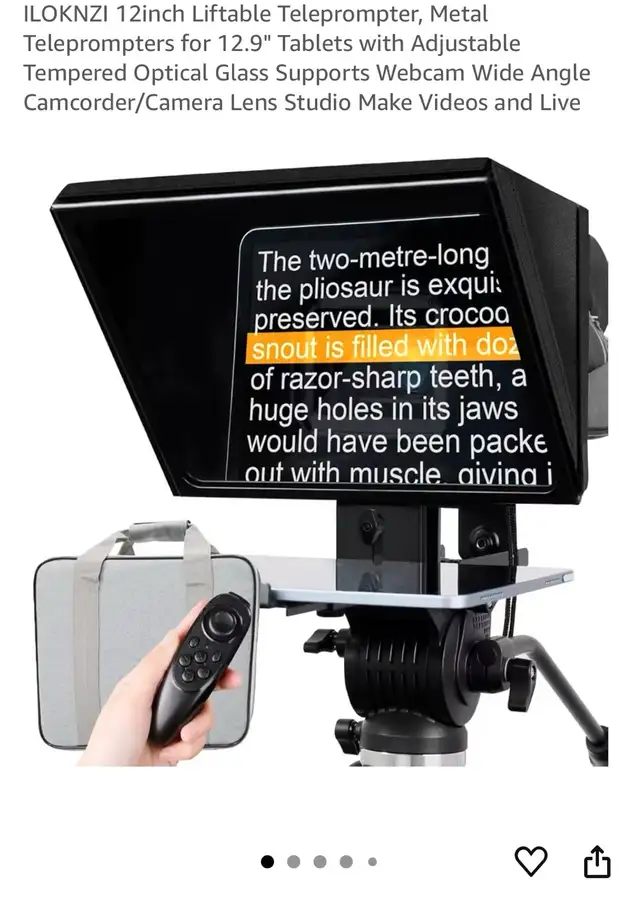 ILOKNZI 12inch Teleprompter63362357997825121