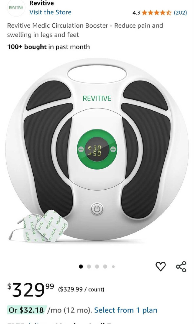 REVITIVE Medic Circulation Booster in Health & Special Needs in Edmonton