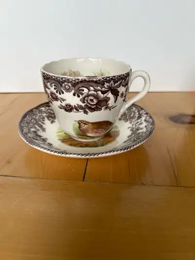 Spode Woodland-Made in England-Like New -tea cup$saucer, View more