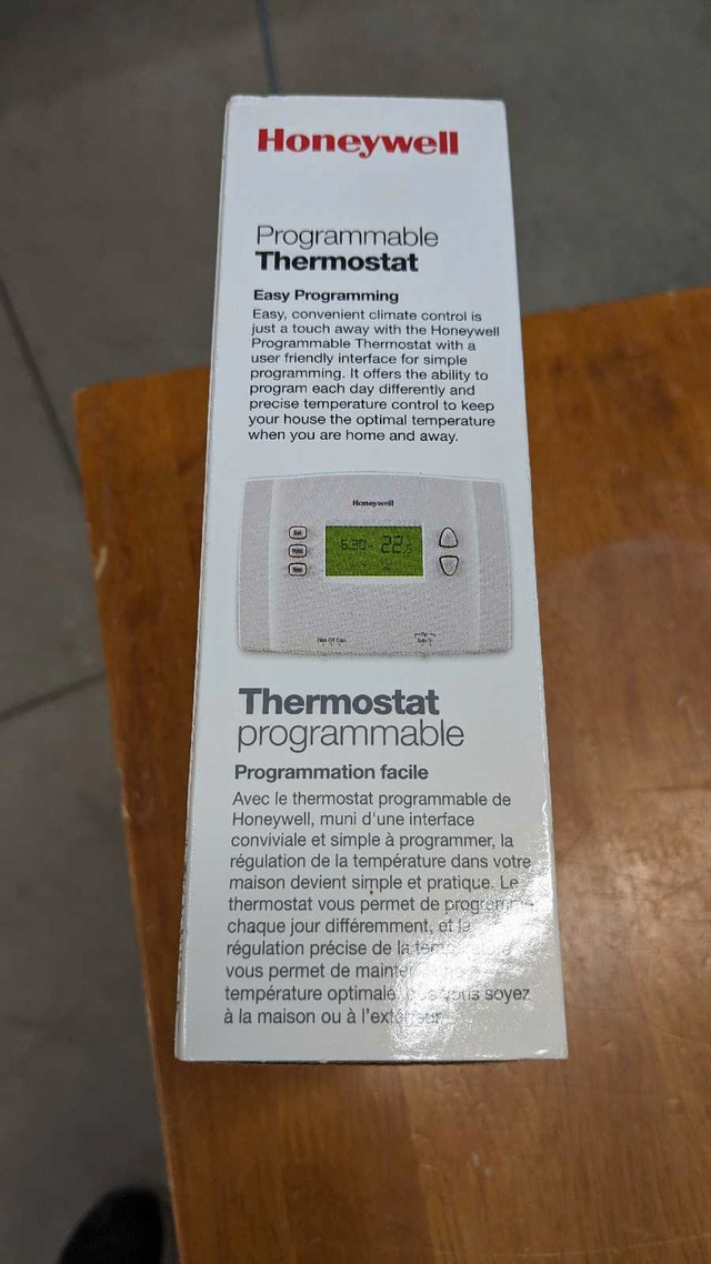 Honeywell Home 7 Day Programmable Thermostat- REDUCED in Heaters, Humidifiers & Dehumidifiers in Peterborough - Image 4