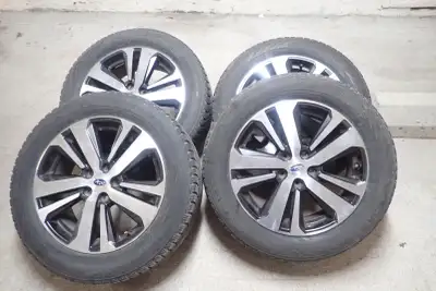 Subaru Outback Legacy Forester OEM 18”x 7" Factory Wheels and Tires Set of 4 mounted with Nokian Hak...