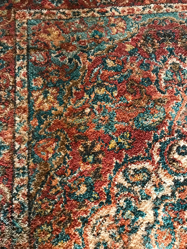 Large Rust & Teal Area Rug in Rugs, Carpets & Runners in Trenton - Image 2