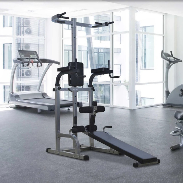 Multi-function Power Tower with Dip Station in Exercise Equipment in Markham / York Region