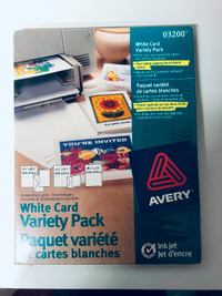 Avery White Card Variety Pack to print your own greeting cards