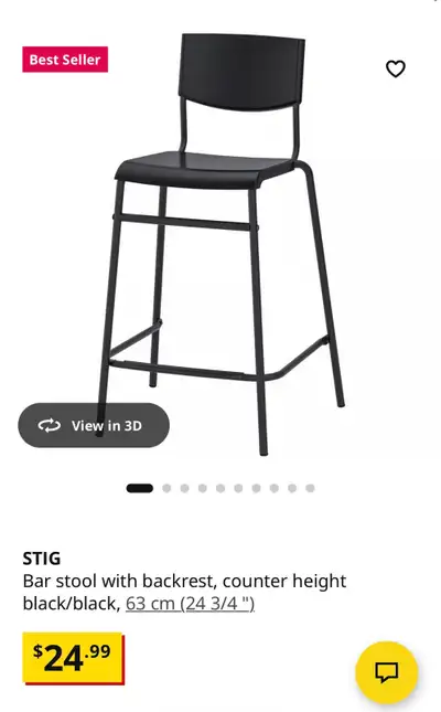 4x STIG bar stools, View more