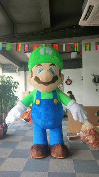 Mascotte costume Luigi pour vos fêtes, parades et évènements