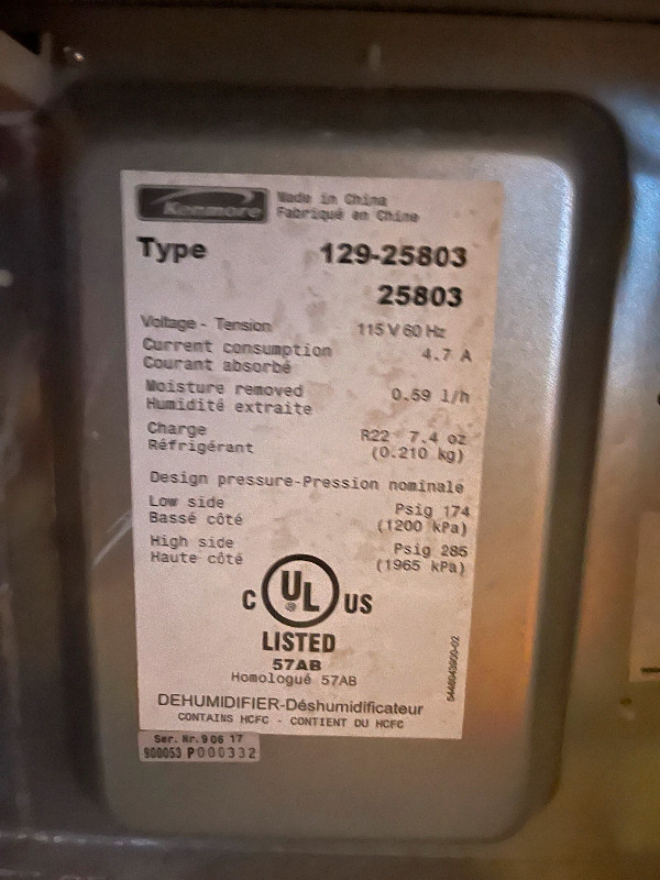 Dehumidifier x2 dans Chauffages et humidificateurs  à Ville de Montréal - Image 3