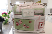 Crib Set - Lady Bug 6-piece Embroidered Crib set