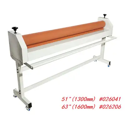 51/63in Manual Cold Laminator Wide Format Film Machine 026041, View more