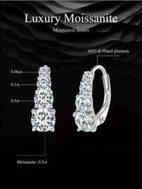Beautiful high quality Moissanite diamond Jewelry 