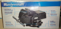 Mastercraft Vise with Swivel Base, 5-in, brand new + box packed