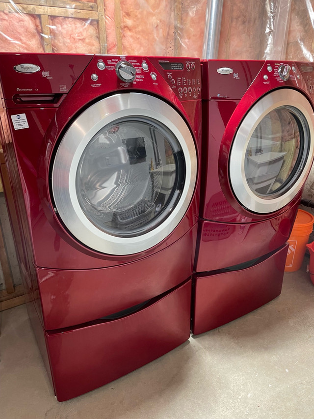 WHIRLPOOL WASHER & DRYER WITH PEDESTALS FOR SALE in Washers & Dryers in London
