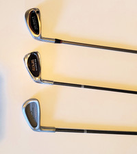 3 Oversized Left Hand Golf Irons