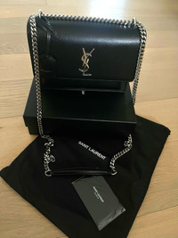 BRAND NEW! YSL Sunset medium flap handbag