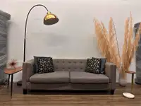 West-Elm MODENA Grey Couch Designer Sofa