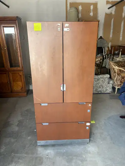 Free delivery used Wooden Armoire with Drawers, View more