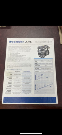 Westport Engine on Stand