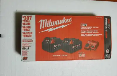 Milwaukee m18 starter kit.(Brand new), View more