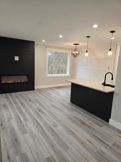 Newly renovated 3 bdrm home on a large private lot for rent. Across the street from Tucker Lake with...
