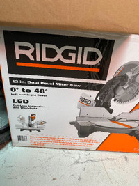 Ridgid - 12” inch Dual Bevel Miter Saw $350 OBO