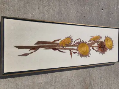 Sunflower Embroidery Art, View more