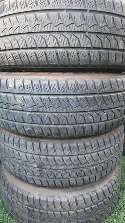 selling four 17 inch Farroad winter tires with SV alloy rims for $850. 80% of tread remaining. tires...