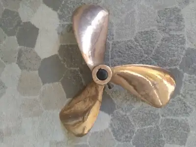 Brass Boat Prop - Vintage - Made in Detroit Michigan, View more