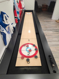 New 12 foot & 9 foot Curling Shuffleboard Tables 