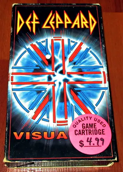 VHS Tape :: Def Leppard – Visualize $6 Dollars 1 Opening Statements And Titles 2 Rocket (Video) 3 Sw...