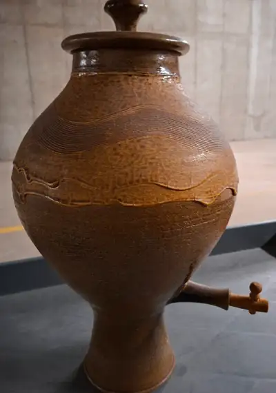 Terracotta pottery Dispenser, with spigot, View more