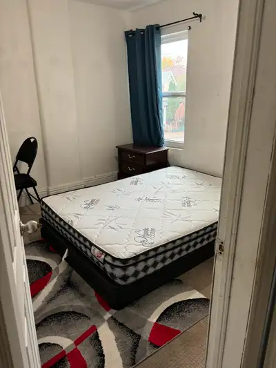 A spacious room is available for rent for a single person.