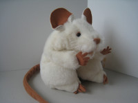 Folkmanis White Mouse Hand Puppet – New