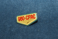 Calgary Stampede / CFAC Radio Collector Lapel/Hat Pins Reto Pins