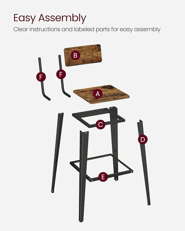 29.1 Inches Tall Bar stool chair with Back, Counter Bar Chairs  in Chairs & Recliners in Markham / York Region - Image 11