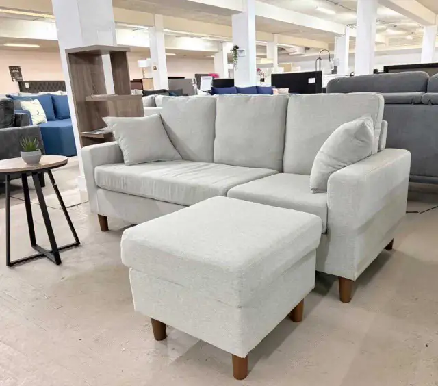 Brand New Grey Sectional Sofa ️  in Couches & Futons in Kingston - Image 3