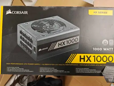 CORSAIR HX1000 PSU, View more