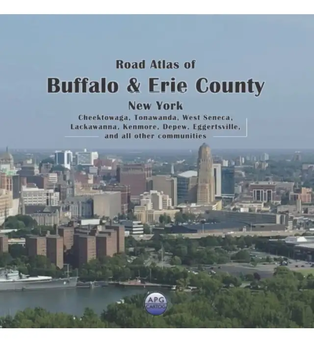 Road Atlas of Buffalo & Erie County, New York & more …NEW!!