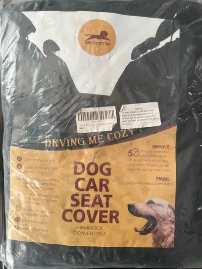 Ive got for sale a brand new never used Honest Outfitters Dog Car Seat Cover for sale. Its the Conve...