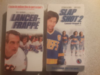 2 CASSETTES VHS VINTAGES DU FILM VINTAGES SLAP SHOT A/ F