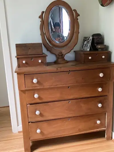 Antique Chest of Drawers, View more