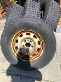 265/70/17 winters rims with firestone tires