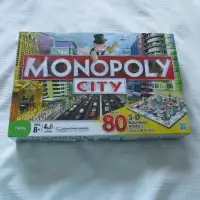 2008 MONOPOLY CITY JEU BOARD GAME HASBRO 3D ENGLISH ANGLAIS