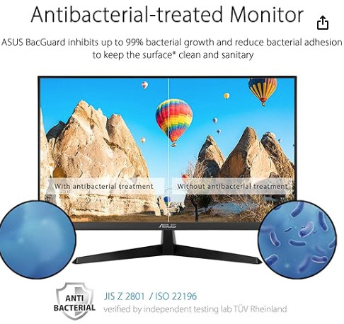 ASUS 27” Eye Care Monitor, 1080P Full HD in Monitors in Winnipeg - Image 2
