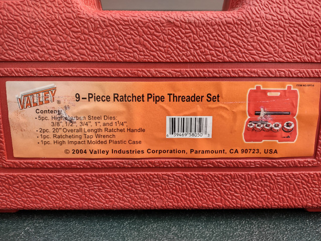 Pipe threader tool set in Hand Tools in Renfrew