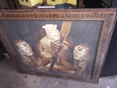 Massive print with wood frame. $30. I deliver!, View more